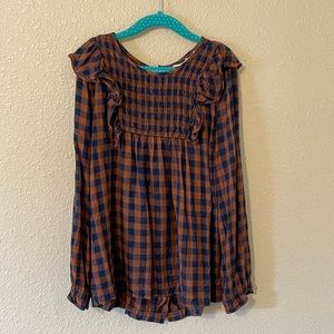 Plaid Matilda Jane Top